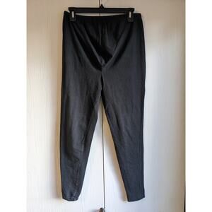 In Due Time Women's Black High Rise Elastic Waist Cotton Legging Pant Size M